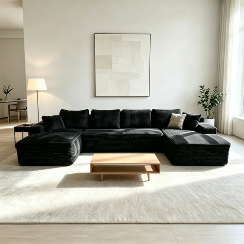 146 shaped modular - 146", u-shaped