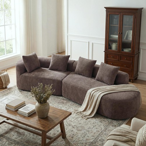 116 modern curved - modern, sectional